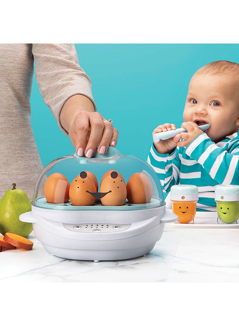 nutribullet - Baby Turbo Steamer- 6Pcs Accessories 420W 420 W BSR-0812 White/Blue - Image 1