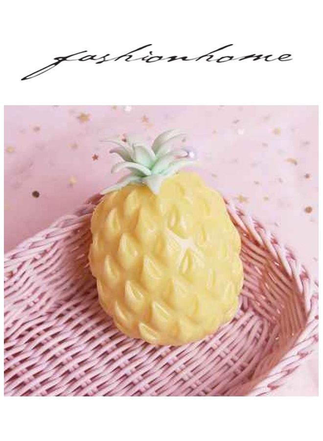 fashionhome Anti Stress Fun Soft Pineapple Ball Stress Reliever Toy 4.5 x 8cm  - Image 2