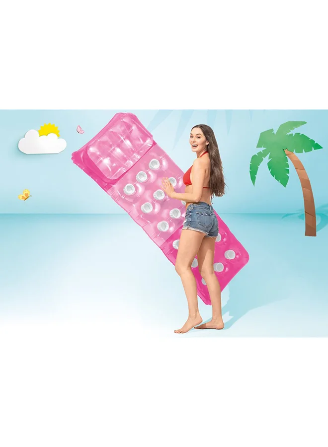 INTEX 18-Pocket Fashion Inflatable Floating Mats - Assortment 1.88mx71cm