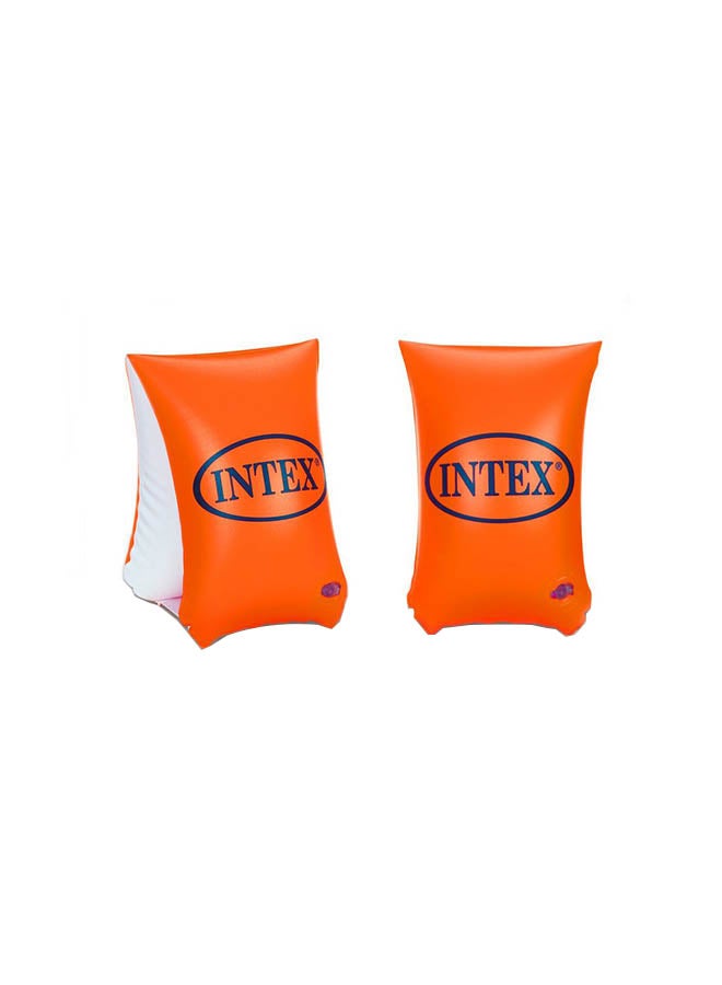 INTEX Pair Of Large Deluxe Arm Band Wet Set 6-12 Years 30 x 15cm  - Image 1