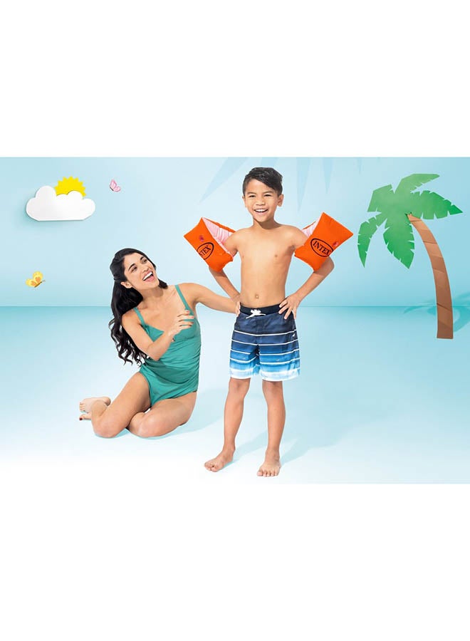 INTEX Pair Of Large Deluxe Arm Band Wet Set 6-12 Years 30 x 15cm  - Image 3