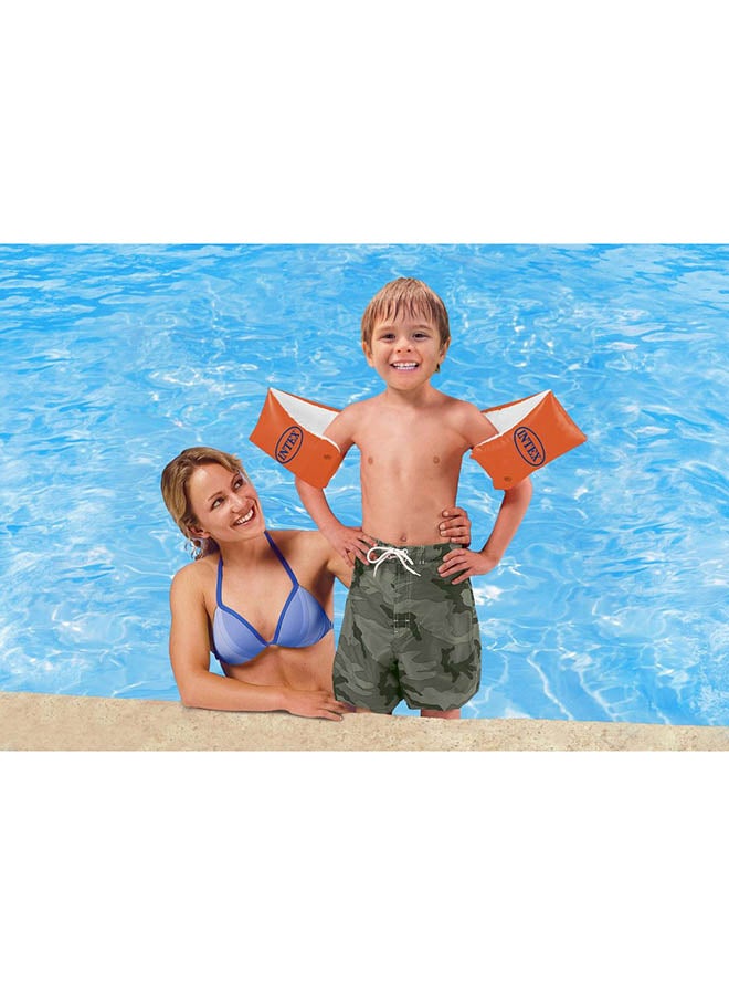 INTEX Pair Of Large Deluxe Arm Band Wet Set 6-12 Years 30 x 15cm  - Image 2