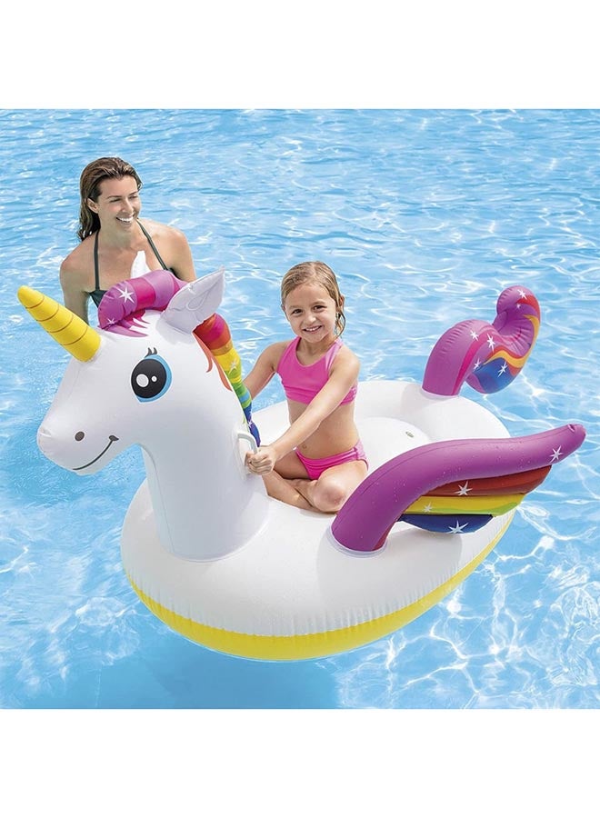 INTEX Unicorn Ride-On Inflatable Pool Float - Assorted 198x140x102cm  - Image 5