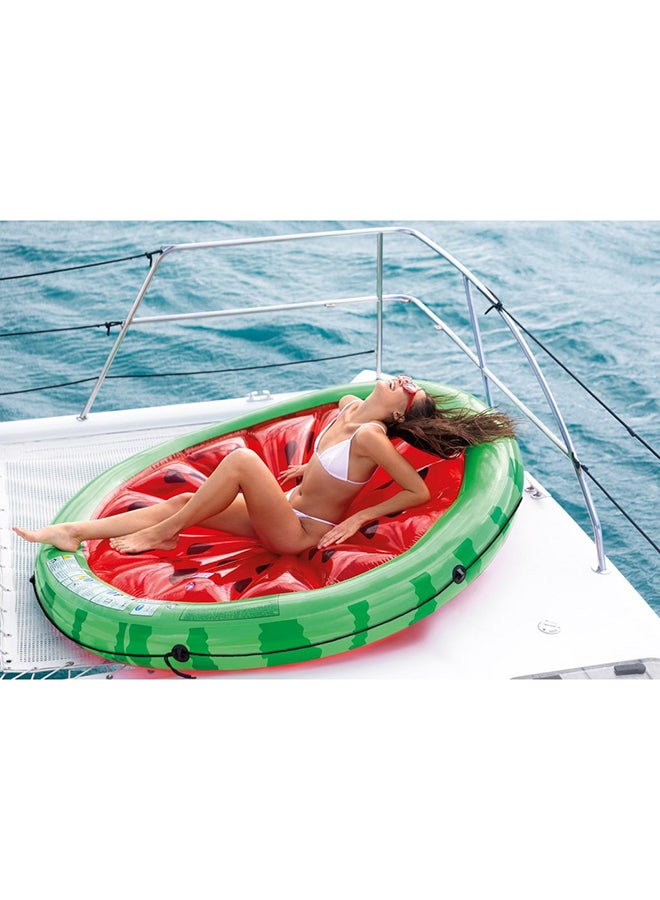 انتكس عوامة على شكل جزيرة قابلة للنفخ على شكل البطيخ العصير - Image 2