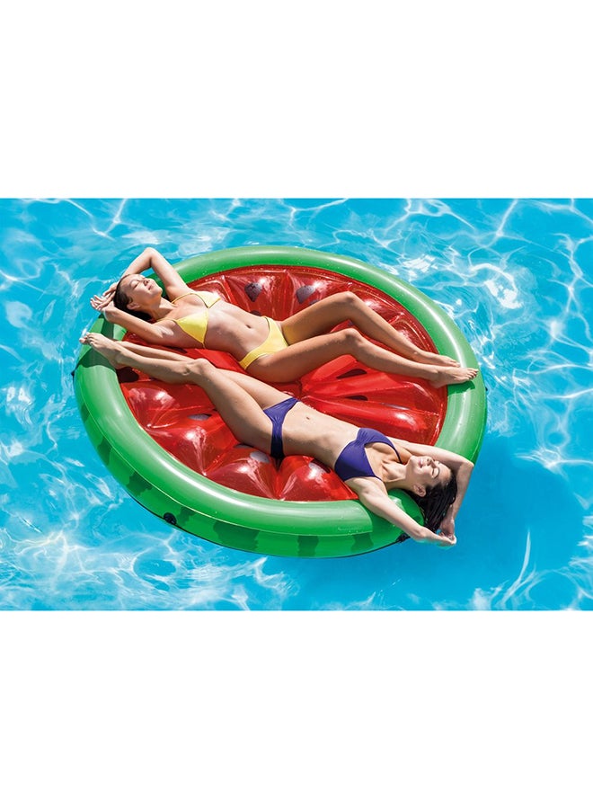 انتكس عوامة على شكل جزيرة قابلة للنفخ على شكل البطيخ العصير - Image 4