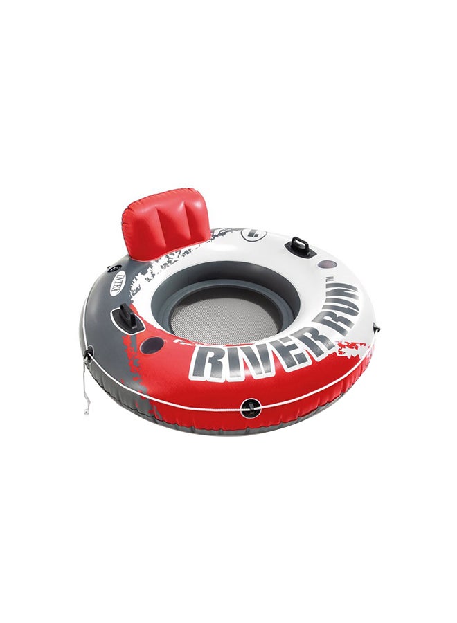 INTEX River Run 1 Inflatable Floating Lake Tube - Red Fire Edition - Image 1