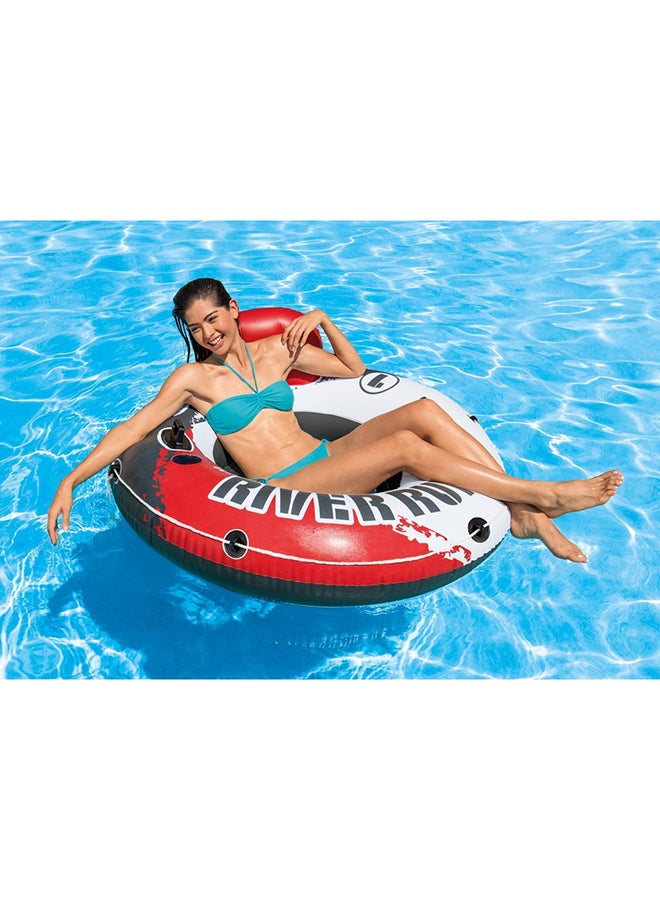 INTEX River Run 1 Inflatable Floating Lake Tube - Red Fire Edition - Image 4