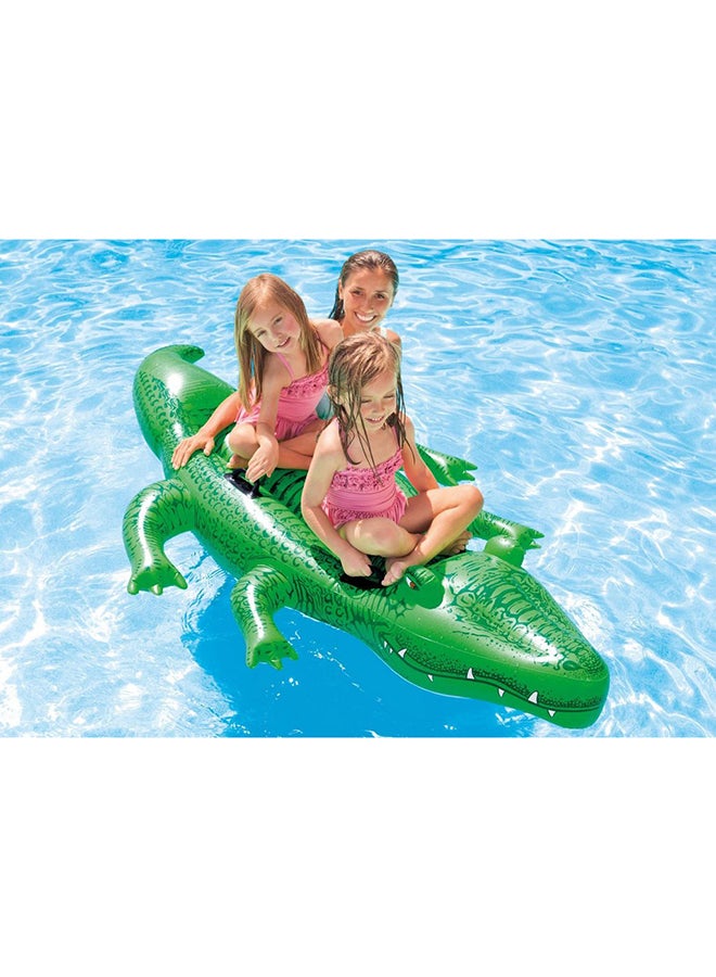 INTEX - Giant Gator Ride-On Inflatable Float 80 x 45inch - Image 1