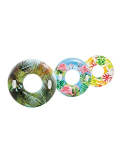 INTEX Lush Tropical Inflatable Pool Swim Tubes - Assortment 97cm  - Image 1