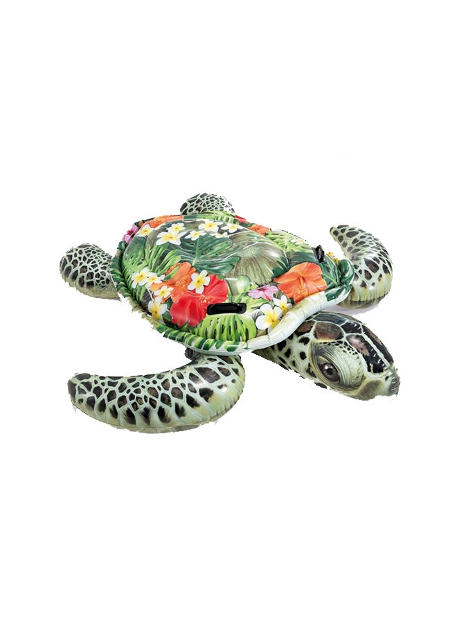 INTEX Realistic Sea Turtle Ride-On Inflatable Pool Float 191x170cm - Image 1