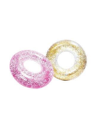 Sparkling Glitter Inflatable Pool Swim Tubes - Assortment 42inch - v1655110305/N43249766A_1