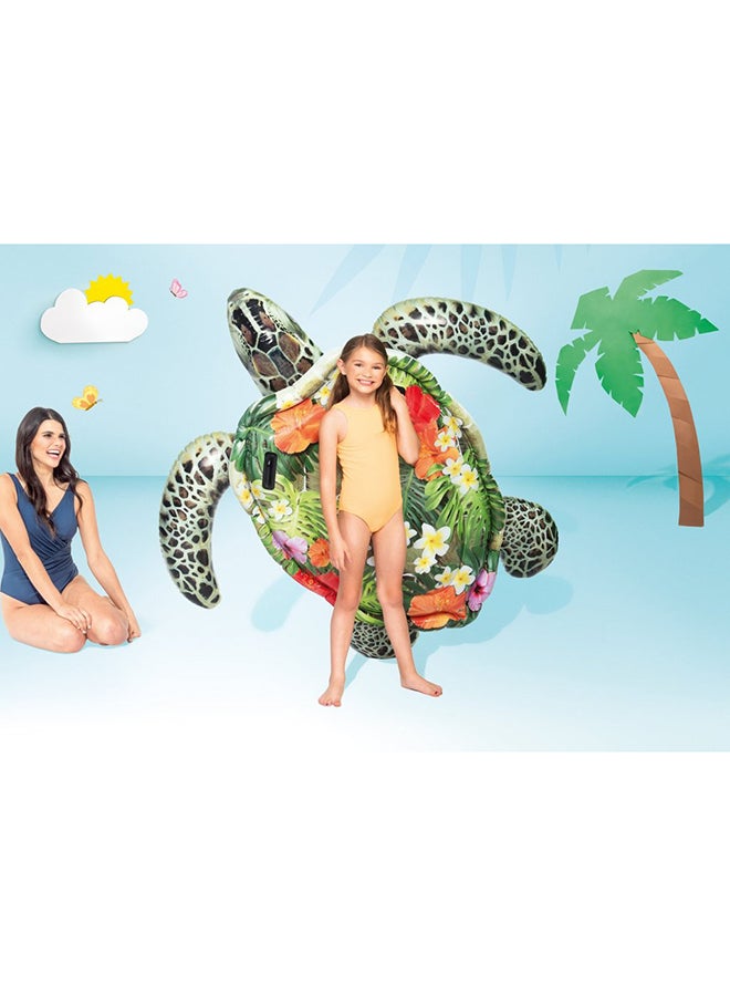 INTEX Realistic Sea Turtle Ride-On Inflatable Pool Float 191x170cm - Image 3