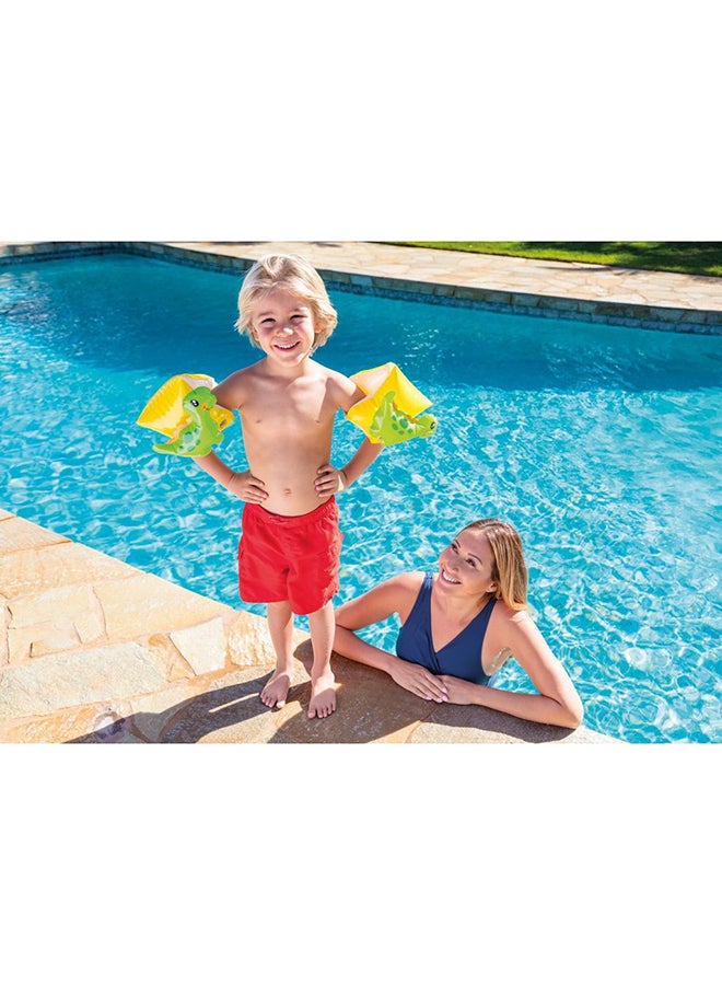 INTEX Pair Of Dinosaur Arm Bands 23x20cm - Image 3