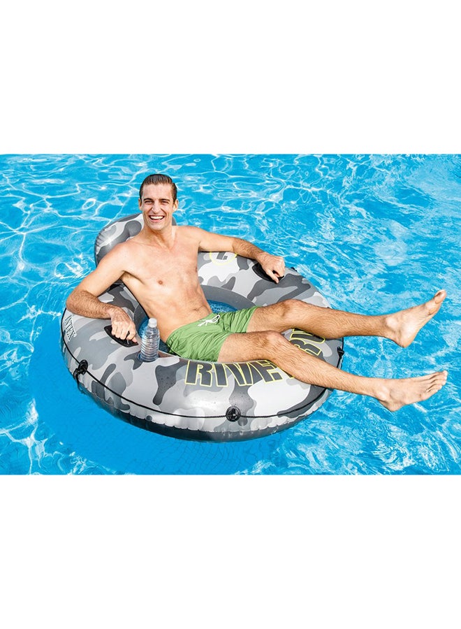 INTEX River Run 1 Inflatable Floating Lake Tube - Camo 135cm - Image 2