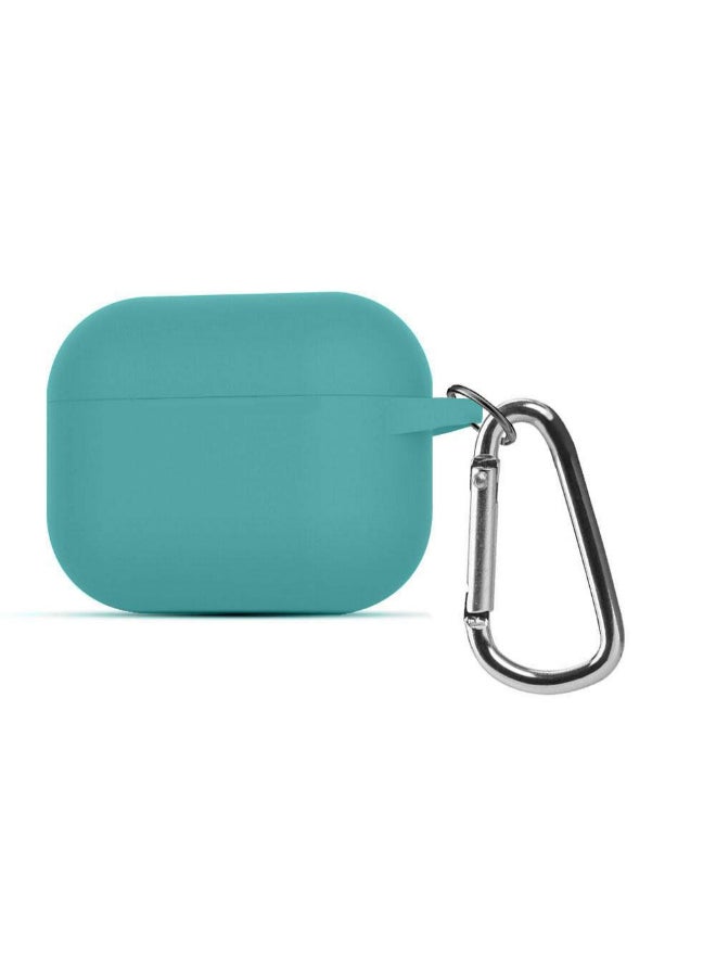 MARGOUN - Protective Silicone Case Cover For Apple AirPods 3 (3rd Generation) Aqua Marine - Image 1