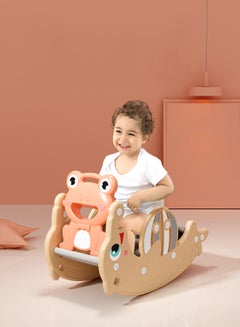 JSAITOYS Xiangyu Kids Double Rocking Horse And Slide Multifunction - Indoor 102x34x47cm  - Image 5