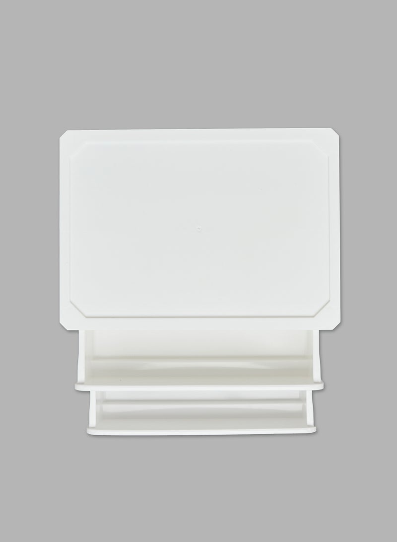 Aila 2-Drawer Storage and Makeup Organizer White  - Image 5