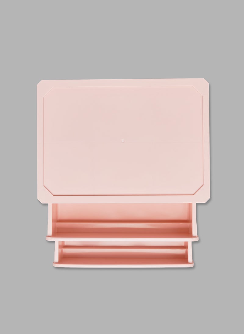 Aila 2-Drawer Storage and Makeup Organizer Pink - Image 5