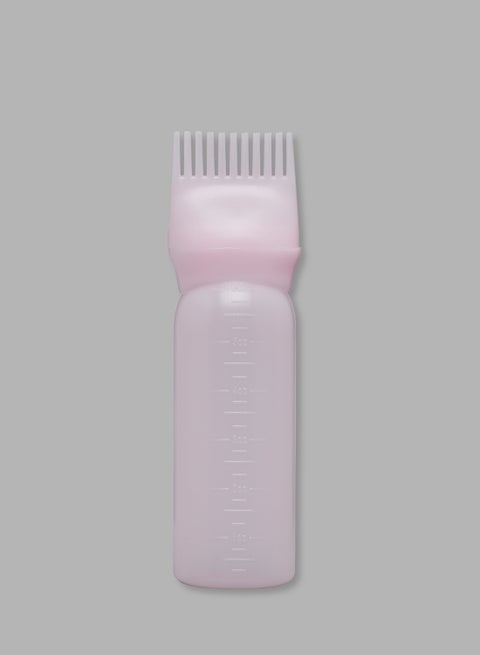 2-In-1 Hair Root Comb Applicator Bottle Pink 4.7 x 4.7 x 17cm
