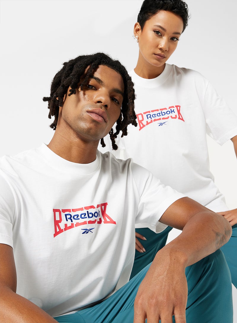 Reebok Unisex Classics T-Shirt White - Image 3