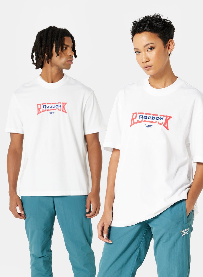 Reebok Unisex Classics T-Shirt White - Image 1