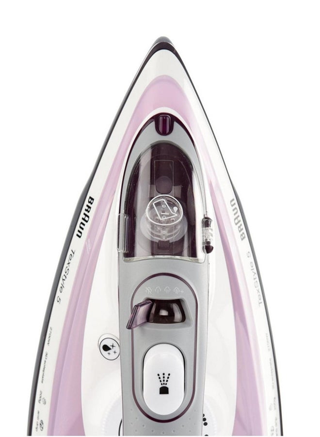 Steam Iron, Super Ceramic Soleplate, 200g Steam Shot per Minute, Auto Off, Anti Drip, Self Clean, Water Spray, 300 ml 2700 W SI5037VI White/Violet - v1655125429/N53329534A_2