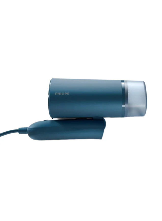 Philips Compact Handheld Steamer 3000 Series - 20g/min Continuous Steam, 2M Cord Length, Compact & Foldable, 100 ml 1000 W STH3000/26 Blue