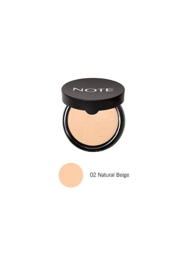 NOTE COSMETIQUE Luminous Silk Compact Powder 02 10 g Natural Beige