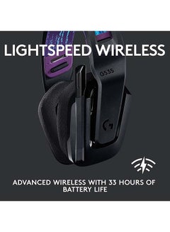 Logitech G535 Lightspeed Wireless Gaming Headset - Black  - Image 2