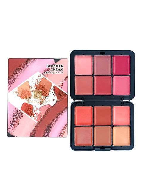 12-Color Blusher Creamy Multicolour