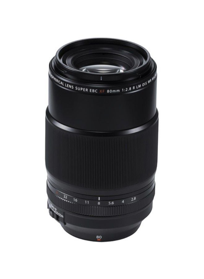 Fujinon XF 80mm F2.8 R LM OIS WR Macro Digital Camera Lens For Fujinon Black  - Image 3