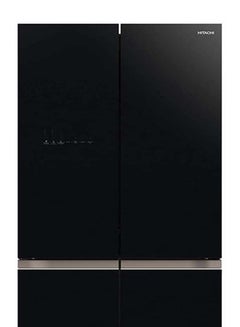 HITACHI 720L Gross Side by Side 4 Door Premium Refrigerator,10 Year Warranty on Inverter Compressor, French Door Fridge Dual Fan Cooling, Automatic Ice Maker-Quick Freezing-1 Year Warranty RWB720VUK0GBK Black  - Image 4