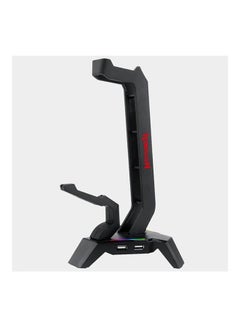 ريدراجون حامل سماعات الرأس Scepter Elite Rgb وحامل ماوس الألعاب مع 4 منافذ USB 2.0 Hub  - Image 1