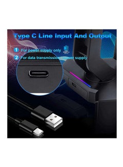 ريدراجون حامل سماعات الرأس Scepter Elite Rgb وحامل ماوس الألعاب مع 4 منافذ USB 2.0 Hub  - Image 2