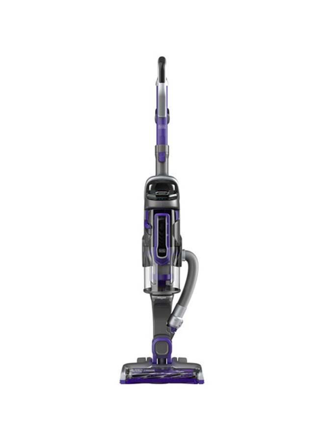 BLACK+DECKER - Cordless Vacuum Cleaner with 2 in1 function having intelligent Sensor Technology for Increased suction up to 60 minutes 1000 ml 45 W CUA525BHP-GB Grey/Purple - Image 1