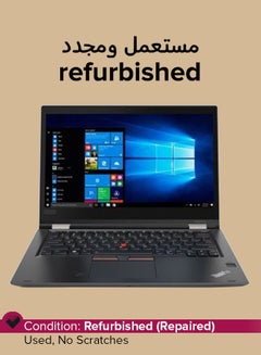 Refurbished - Thinkpad Yoga X380 (2020) Convertible Laptop With 13.3-Inch Touchscreen Display,Intel Core i7 Processor/8th Gen/8GB RAM/256GB SSD/Intel HD Graphics English Black