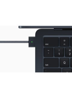Apple MacBook Air MLY33 13-Inch Display : Apple M2 chip with 8-core CPU and 8-core GPU, 256GB SSD, English Arabic Keyboard Midnight  - Image 4