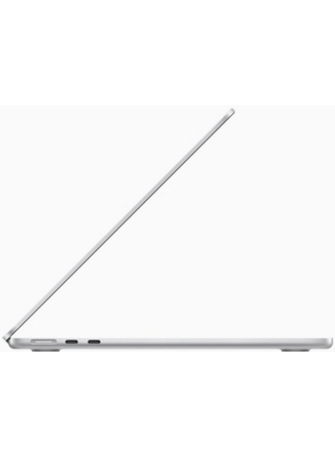 Apple - MacBook Air MLY03 13-Inch Display : Apple M2 chip with 8-core CPU and 10-core GPU, 512GB- English Arabic Keyboard Silver - Image 1