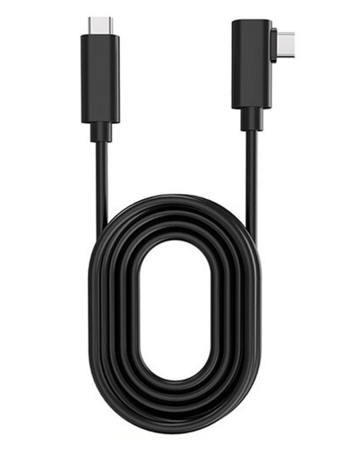 ماركة غير محددة كابل بيانات USB3.2 متوافق مع اوكيولوس كويست  1/2 5M أسود  - Image 1