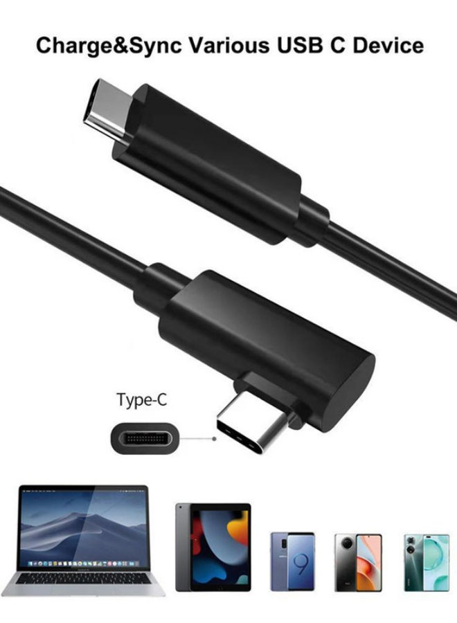 Generic - Data Cable USB3.2 Compatible with Oculus Quest 1/2 5M Black - Image 1