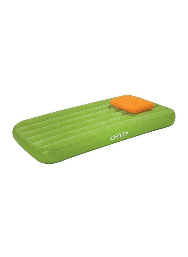 INTEX Cozy Airbed With Pillow Green/Pink 157 x 88cm  - Image 2