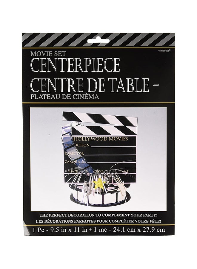 Amscan Hollywood Movie Table Decoration Clapperboard 9.5x 11inch - Image 1