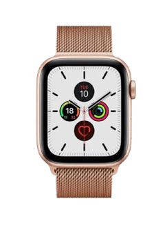 MARGOUN Stainless Steel Milanese Loop Mesh Band for Apple Watch 7/6/SE/5/4/3/2/1 42mm/44mm/45mm Rose Gold  - Image 5