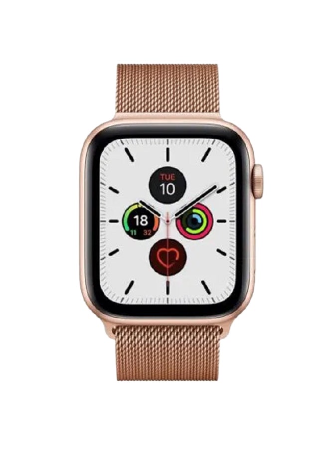 MARGOUN - Stainless Steel Milanese Loop Mesh Band for Apple Watch 7/6/SE/5/4/3/2/1 38mm/40mm/41mm Rose Gold - Image 1