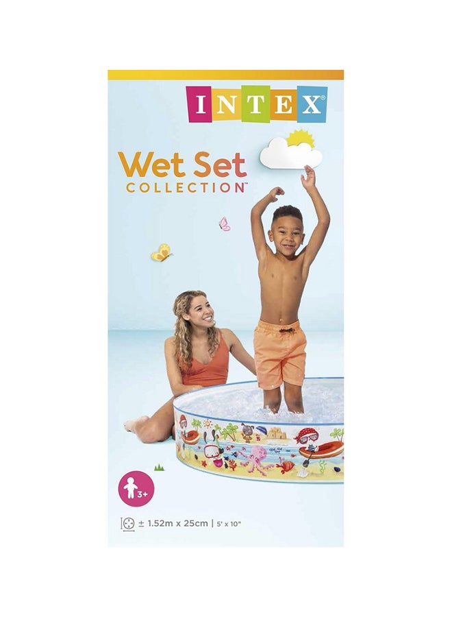 INTEX - Snapset Fun at the Beach Kiddie Pool 152x25cm - Image 1