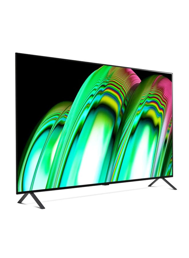 إل جي تلفزيون 4K OLED مقاس 55 بوصة من الفئة A2 ومعالج A7 Gen5 4K وHGIG وDolby Vision وDolby Atmos OLED55A26LA أسود OLED55A26LA أسود  - Image 2