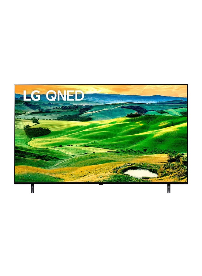 إل جي QNED 4K TV 55 Inch Series 80, A7 Gen5 4K Processor, HGIG & Freesync For Gaming 55QNED806QA Black  - Image 1
