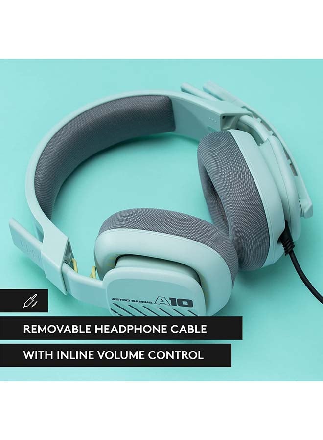 ASTRO A10 Gaming Headset Gen 2 Wired Headset - Over-Ear Gaming Headphones with flip-to-Mute Microphone, 32 mm Drivers, Compatible with  PC  - Image 4