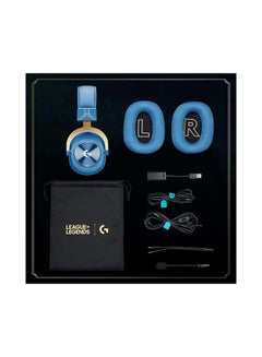 لوجيتيك سماعة الألعاب G PRO X Blue Voice، وDTS Headphone 7.1 و50 mm PRO G Drivers  - Image 2