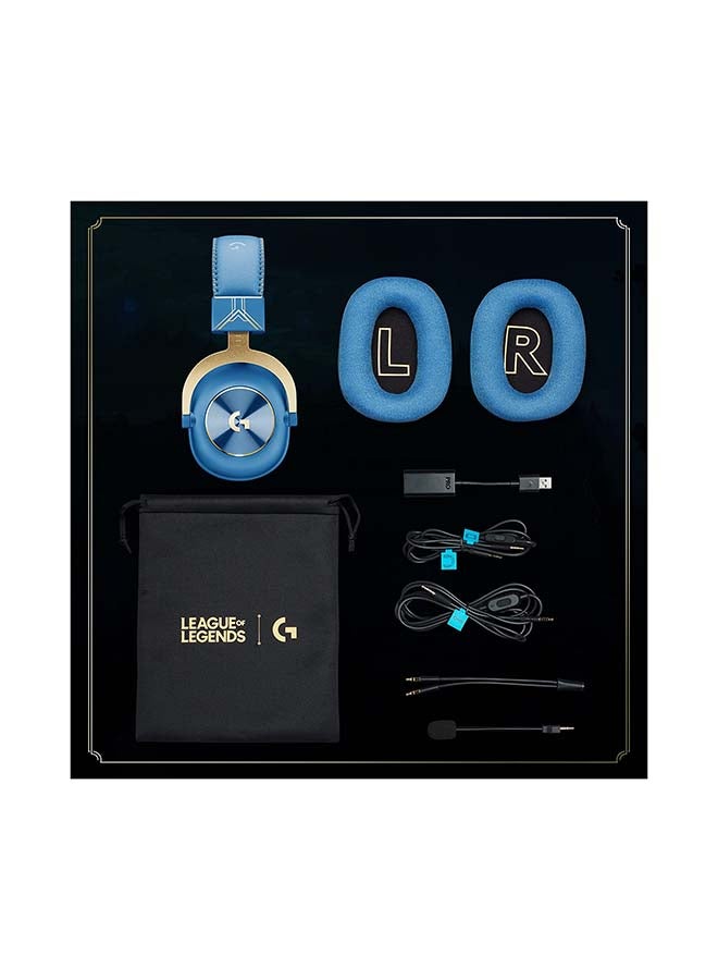 لوجيتيك - سماعة الألعاب G PRO X Blue Voice، وDTS Headphone 7.1 و50 mm PRO G Drivers - Image 1